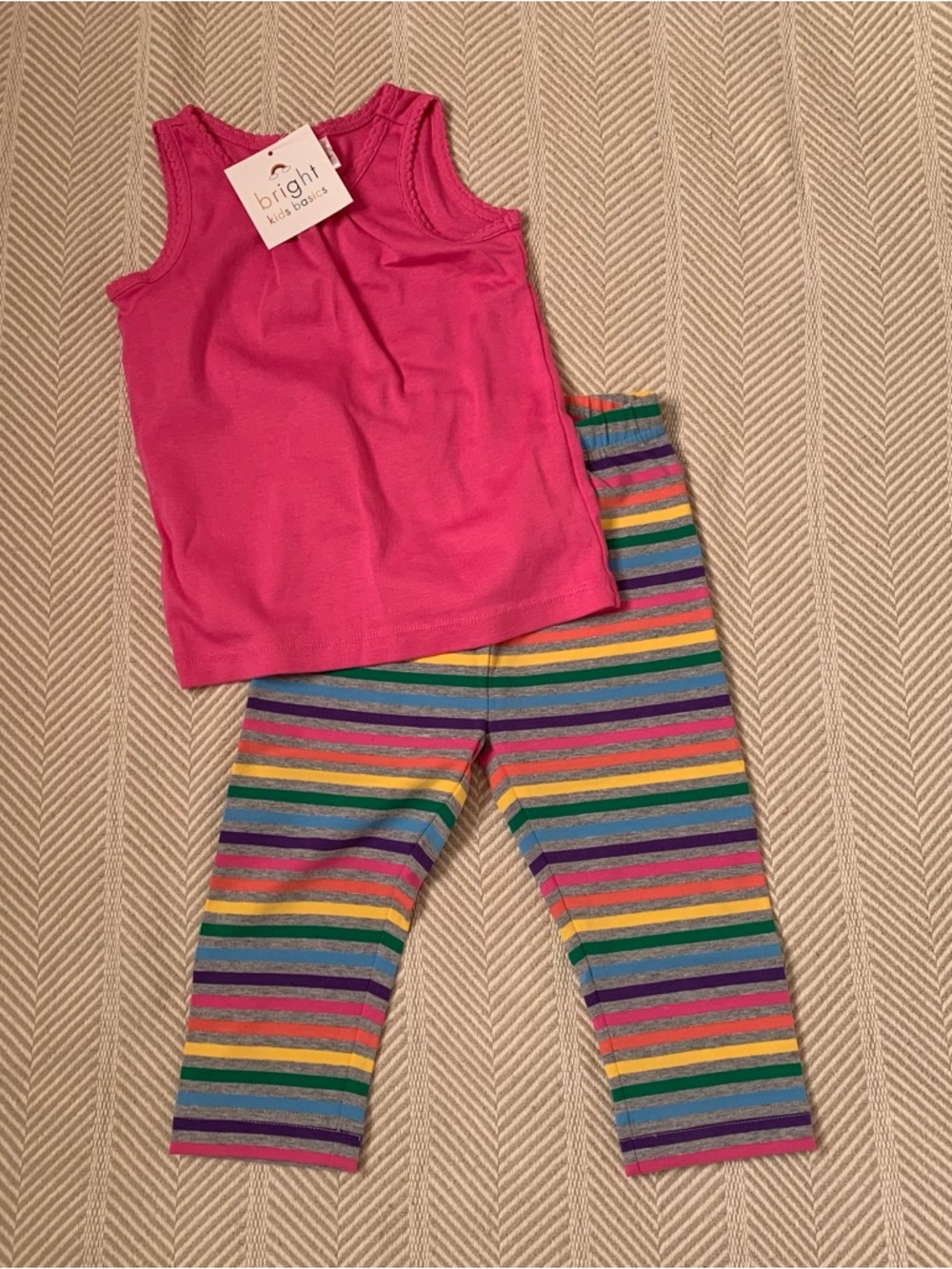 Hannah Andersson tank and capri outfit-sz100